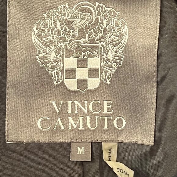 Vince Camuto Womens Black Faux Mink Fur Cape Shrug  Maximalist Money Size M‎ - Picture 6 of 8